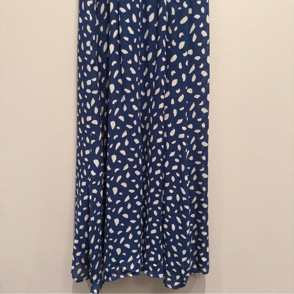 Reformation Juliette Midi Dress Moray Blue Spotted Dress Size 2 Women’s - Picture 12 of 15